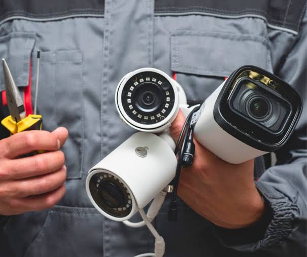 Installation de caméra de Surveillance