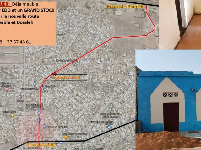 Magasin meublé sur la nouvelle route à Hayableh - Idéal pour commerçant expérimenté