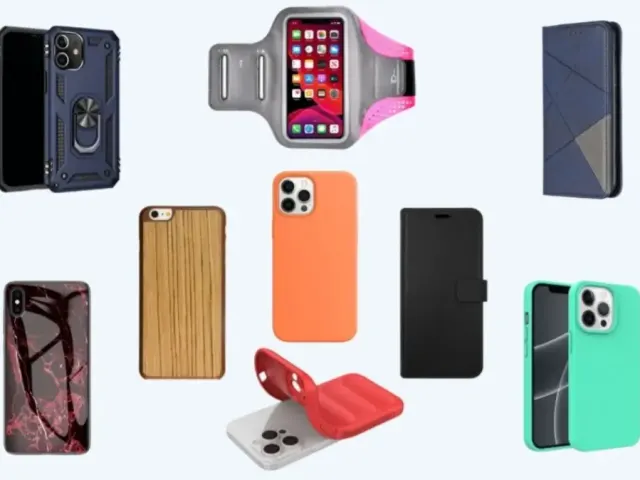Coque Portefeuille Multi-Fonctions Luxe pour Smartphone