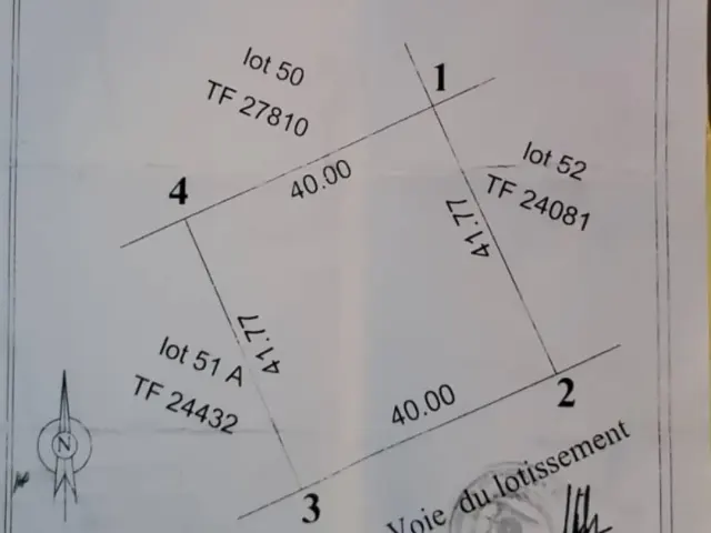 Terrain vendre