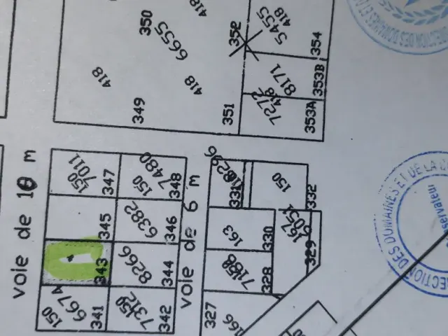 Terrain non bâtis,150m² ​À VENDRE : Terrain de 150 m² avec titre foncier