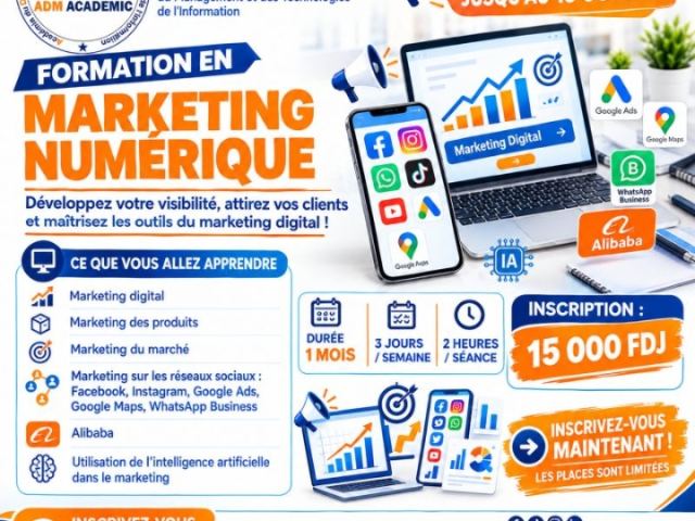 Formation en marketing numérique - ADM Academic