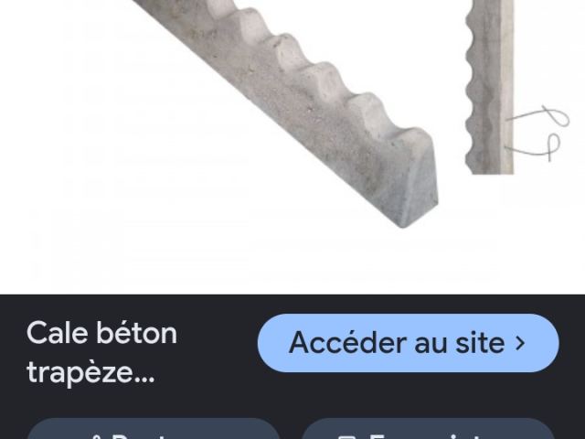 Cales à béton 3, 4 et 5 cm pour ferraillage