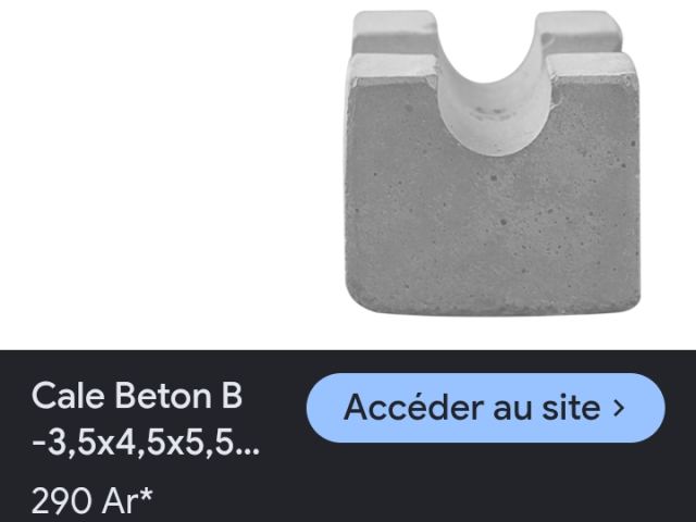 Cales à béton 3, 4 et 5 cm pour ferraillage - photo 2 sur 7