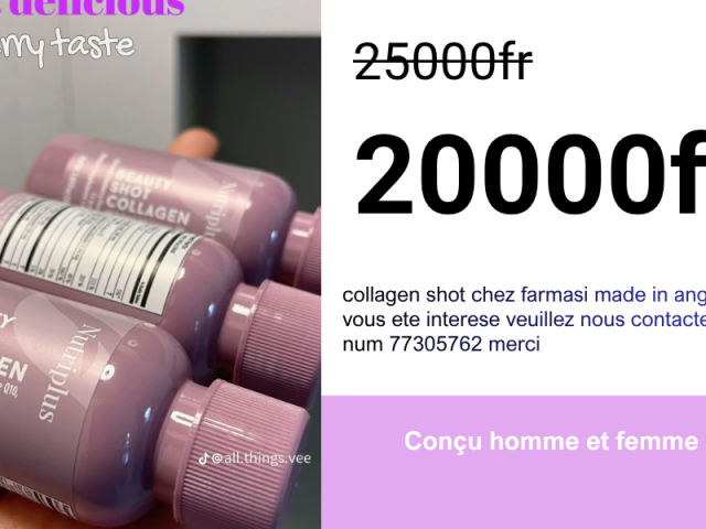 Beauty Shot Collagen Nutriplus - complément liquide