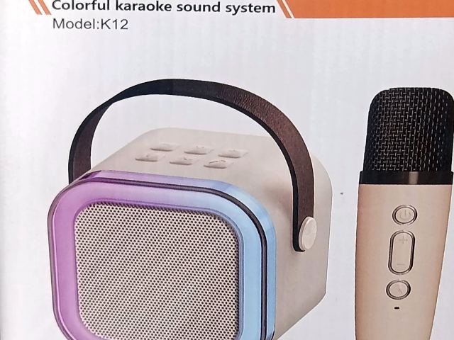Enceinte karaoké K12 avec microphone