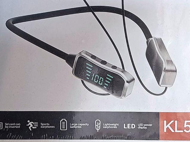 Écouteurs Bluetooth tour de cou KM KL50 neufs