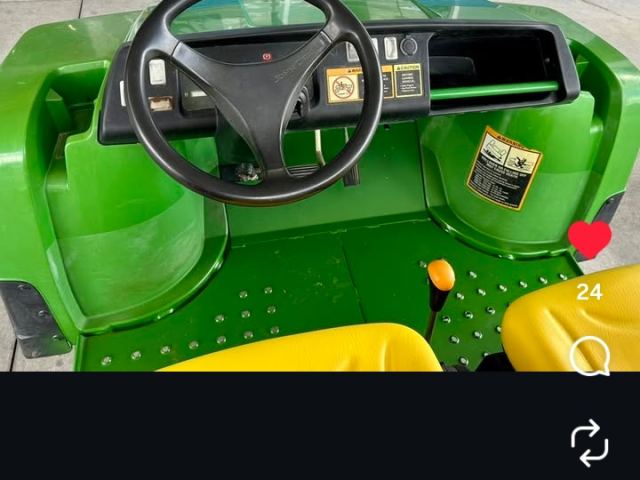 John Deere Gator utilitaire avec benne basculante - photo 3 sur 8